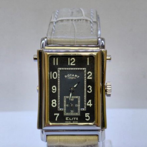 Rotary Elite Reverso new quartz watch with dual time zones