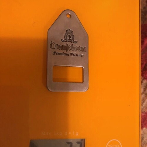 Oranjeboom bottle opener collectible promotional like new, vintage