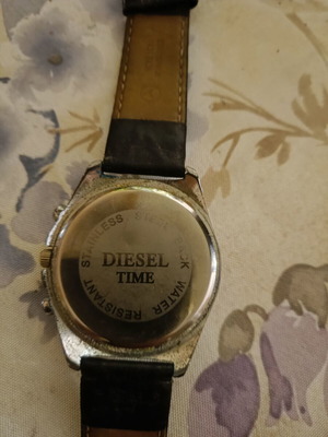 Ρολόι Diesel μεταχειρισμένο, μαύρο και ασημί