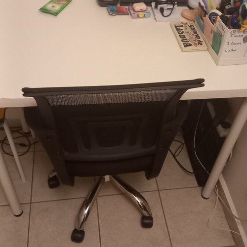 Desk and office chair set