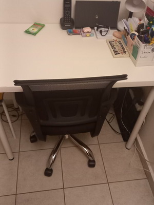 Office desk and office chair
