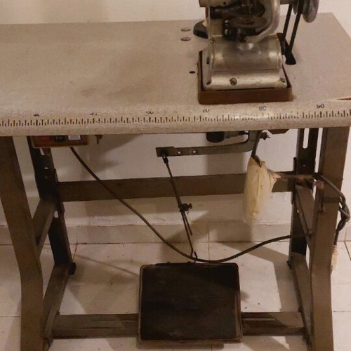 Fur Sewing Machine with Table and Motor used, professional set