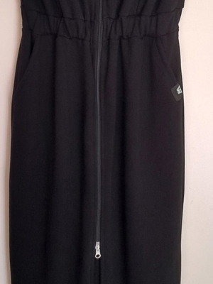 Φόρεμα Zipper Dress Wanderlust αμάνικο μάξι one size καινούργιο μαύρο