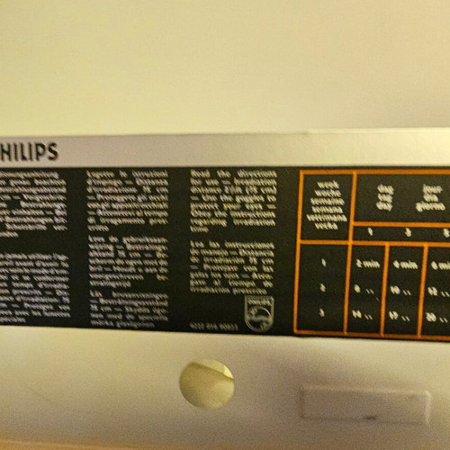 Vintage Philips HP3108 paraiatric device new with quartz lamps