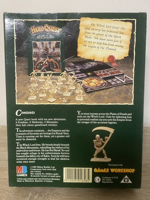 HeroQuest Return of the Witch Lord επέκταση επιτραπέζιου παιχνιδιού, άθικτο