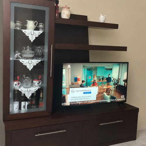 Living room composition made of quality wood like new