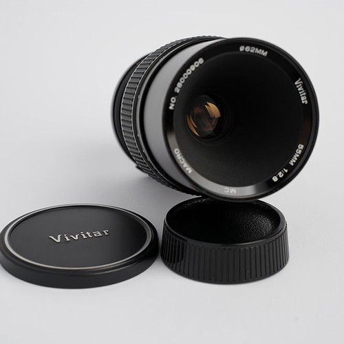 Vivitar FD 55mm 2.8 MC Macro Lens used for OM system