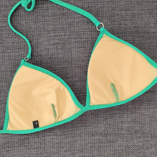 La Nuit handmade bikini, green, medium