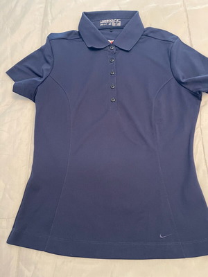 Nike Golf Tour Performance Dri-FIT women's polo shirt like new, blue, size S