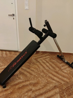 Adjustable abdominal bench with 10 levels like new