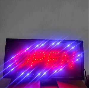 Φωτεινή πινακίδα LED Open