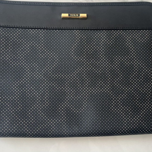 Tous luxury black document organizer briefcase