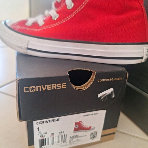Converse All Star kids shoes like new, size 32, red