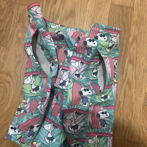 Snoopy swim shorts like new, colorful, size S