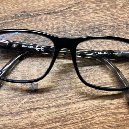 Diesel DL5211 eyeglass frame black like new