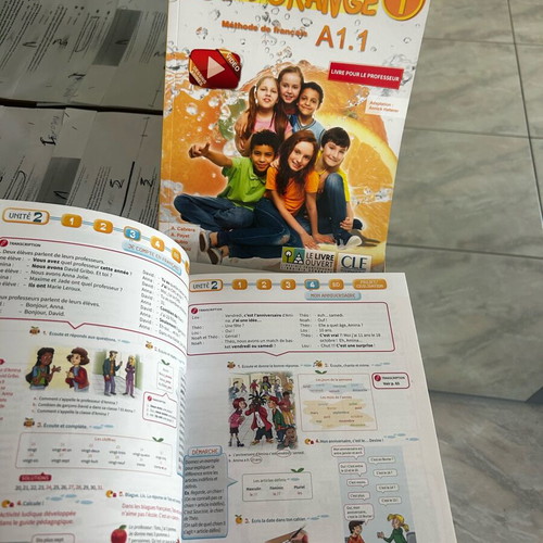 Jus d'orange 1 French learning book A1.1
