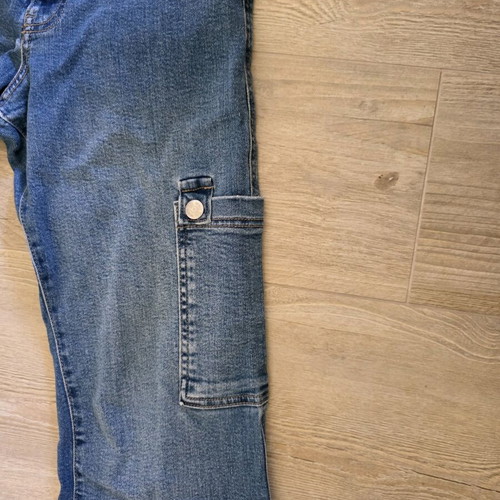 Zara jeans used for 13-14 years, blue with utility pockets