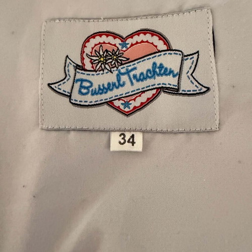 Busserl Trahten traditional Bavarian dress and blouse used, size S