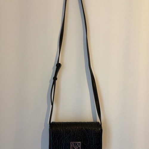 Armani Exchange black crossbody bag like new