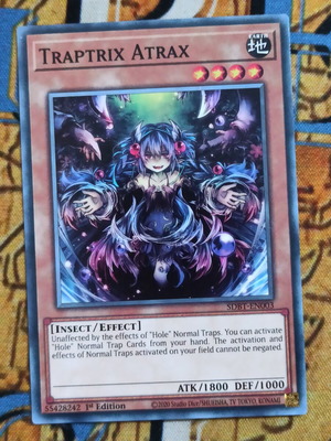 Traptrix Atrax Effect Monster κάρτα σαν καινούργιο