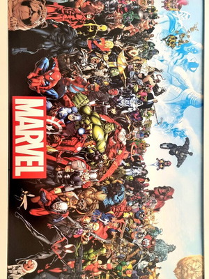Marvel painting like new 96.5 x 66 cm