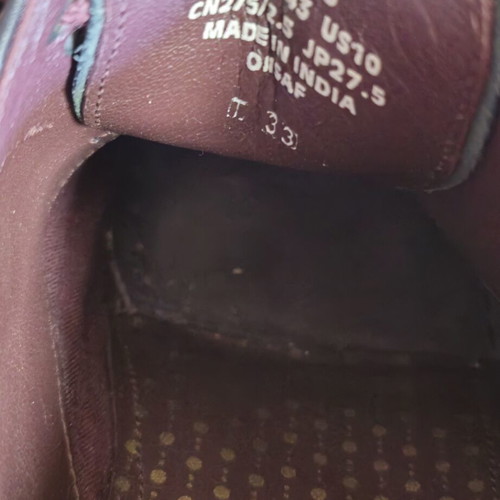 Ted Baker Krelly men's shoes like new, burgundy and black leather, size 43
