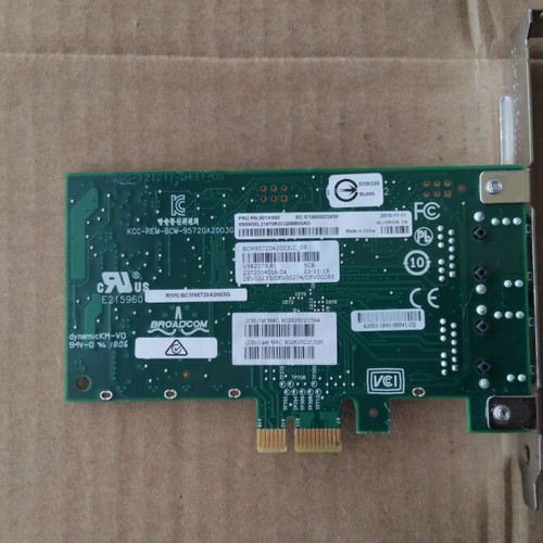 Broadcom BCM95720A2003G Dual-Port PCI-E Gigabit Network Adapter Card like new