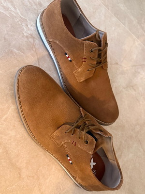 Xti Urban Brand Suede Smart Casual Shoes Size 44 New Camel Tan
