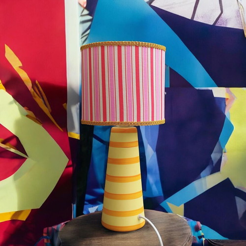 Portatif pop art stripes lamp 35x15 E27 new