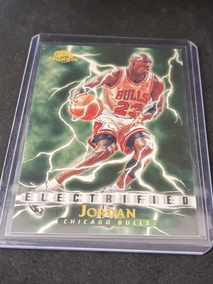 Michael Jordan Electrified basketball card