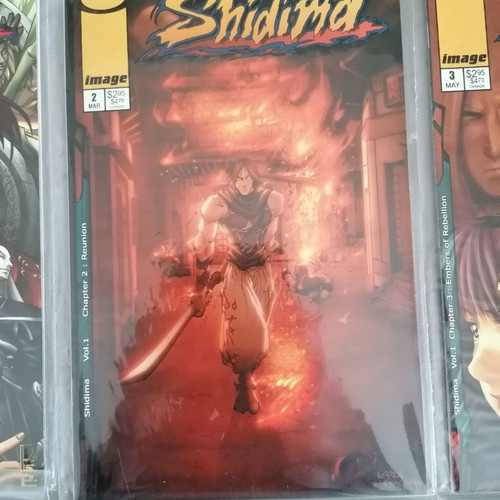 Shidima issues 1-7 used, Image Comics/Dreamwave