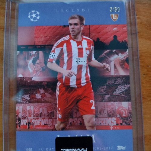Topps Total Football Phillip Lahm Bayern Munchen Legends card like new