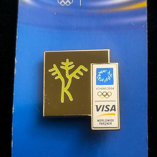 Athens 2004 Visa Pin like new