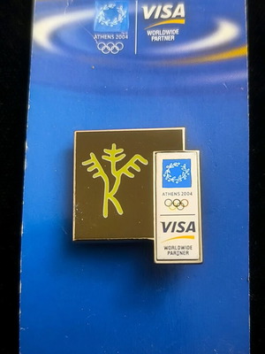 Athens 2004 Visa Pin like new