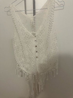 Boho top Twenty-29 like new, white, size medium