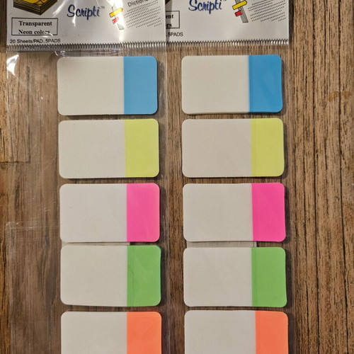 Divider sticky notes new, set of 2