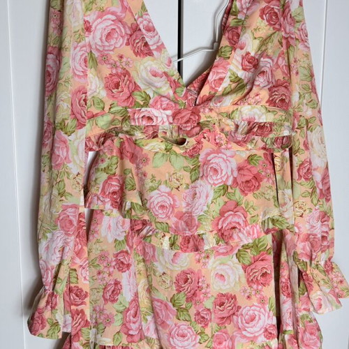 Shein Floral Summer Dress like new, pink multicolor, size M