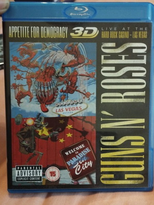 Guns N' Roses Appetite For Democracy 3D Blu Ray σαν καινούριο, μέταλ