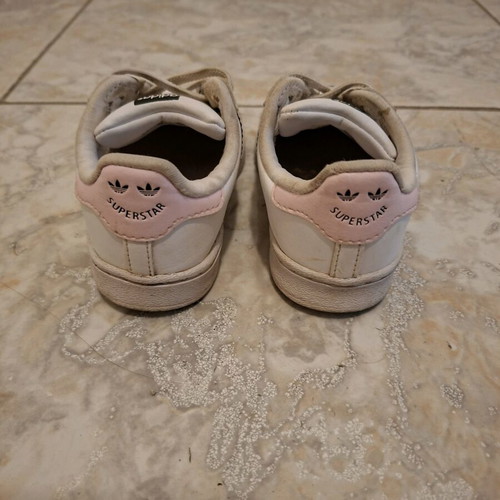 Superstar adidas kids shoes used size 24