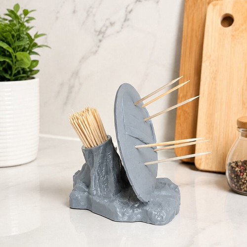3D Printed Toothpick Holder, decorative and practical