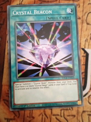 Crystal Beacon Normal Spell κάρτα μεταχειρισμένη