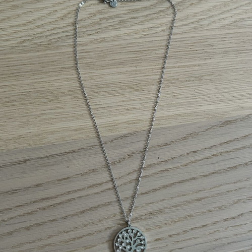 Women's silver necklace