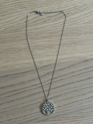 Women's silver necklace
