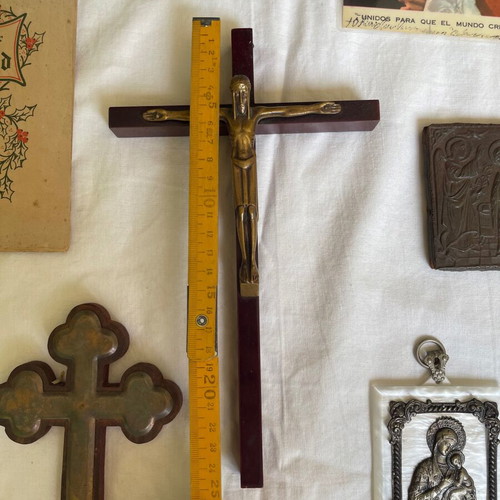 Set of religious items used, 18 pieces