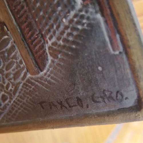 Vintage Mexican Handmade Ceramic Decorative Iron used