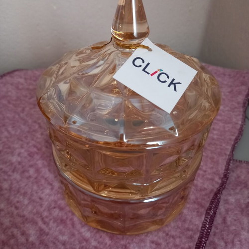 Fountain glass dish new in box