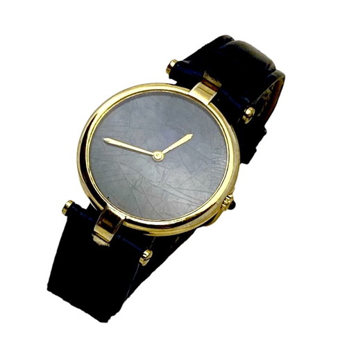 Ρολόι Cartier Paris γυναικείο μεταχειρισμένο, ασημένιο 925 με φύλλο χρυσού