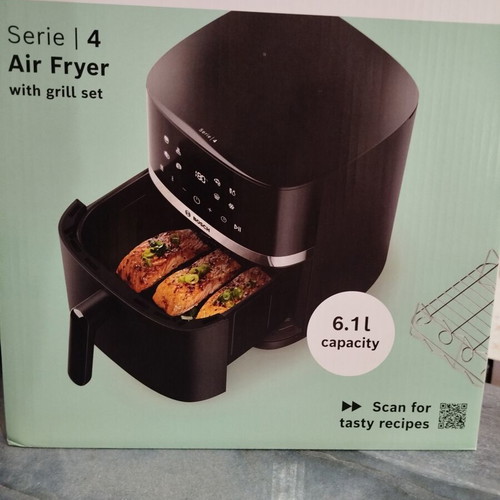 Airfryer Bosch Series 4 new with grill accessory and 3-year warranty