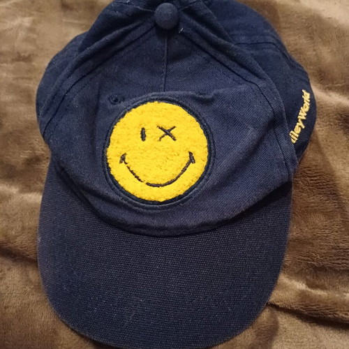 Hat used for child 3-4 years, blue cotton