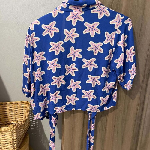 Compania Fantastica shirt with starfish pattern size M like new